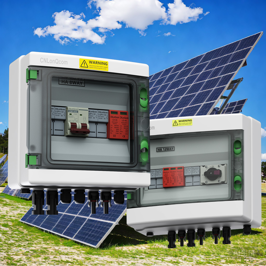 Sluneční energie se rozsvítí zelená, fotovoltaické kombinované krabice pomáhají efektivní výrobu energie