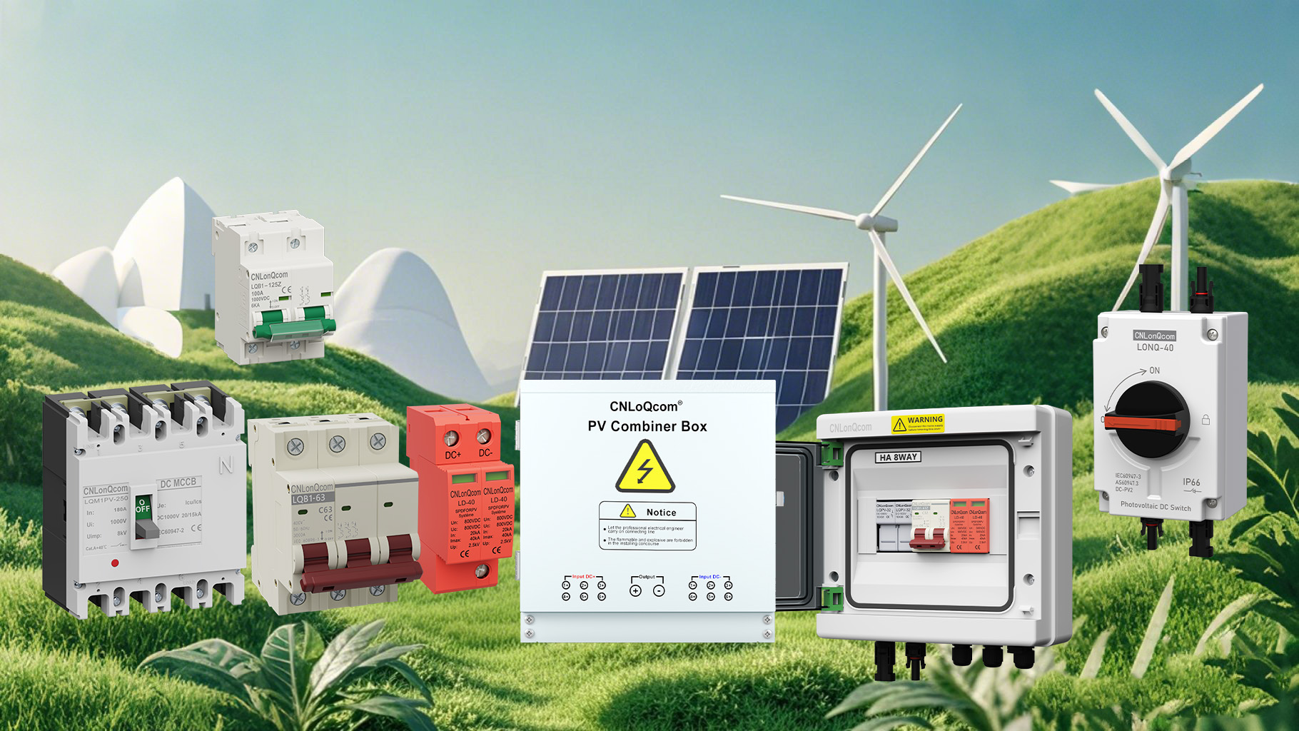 Efektivní a spolehlivá PV elektrická řešení - CNLONQCOM zmocňuje vaši budoucnost zelené energie