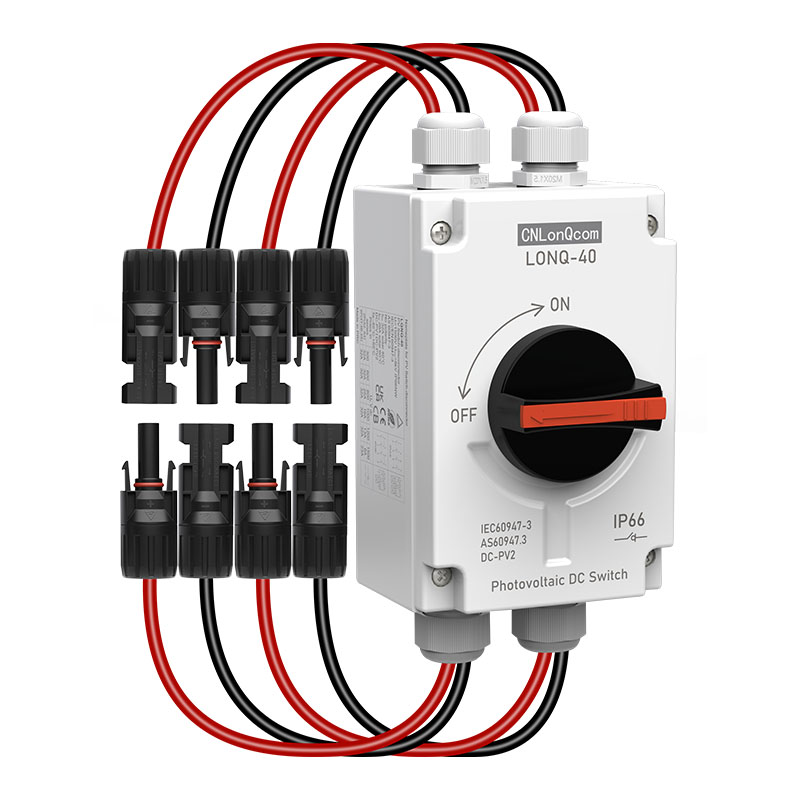 Odpojovač PV DC1200V 32A s PV kabelem 2in 2out